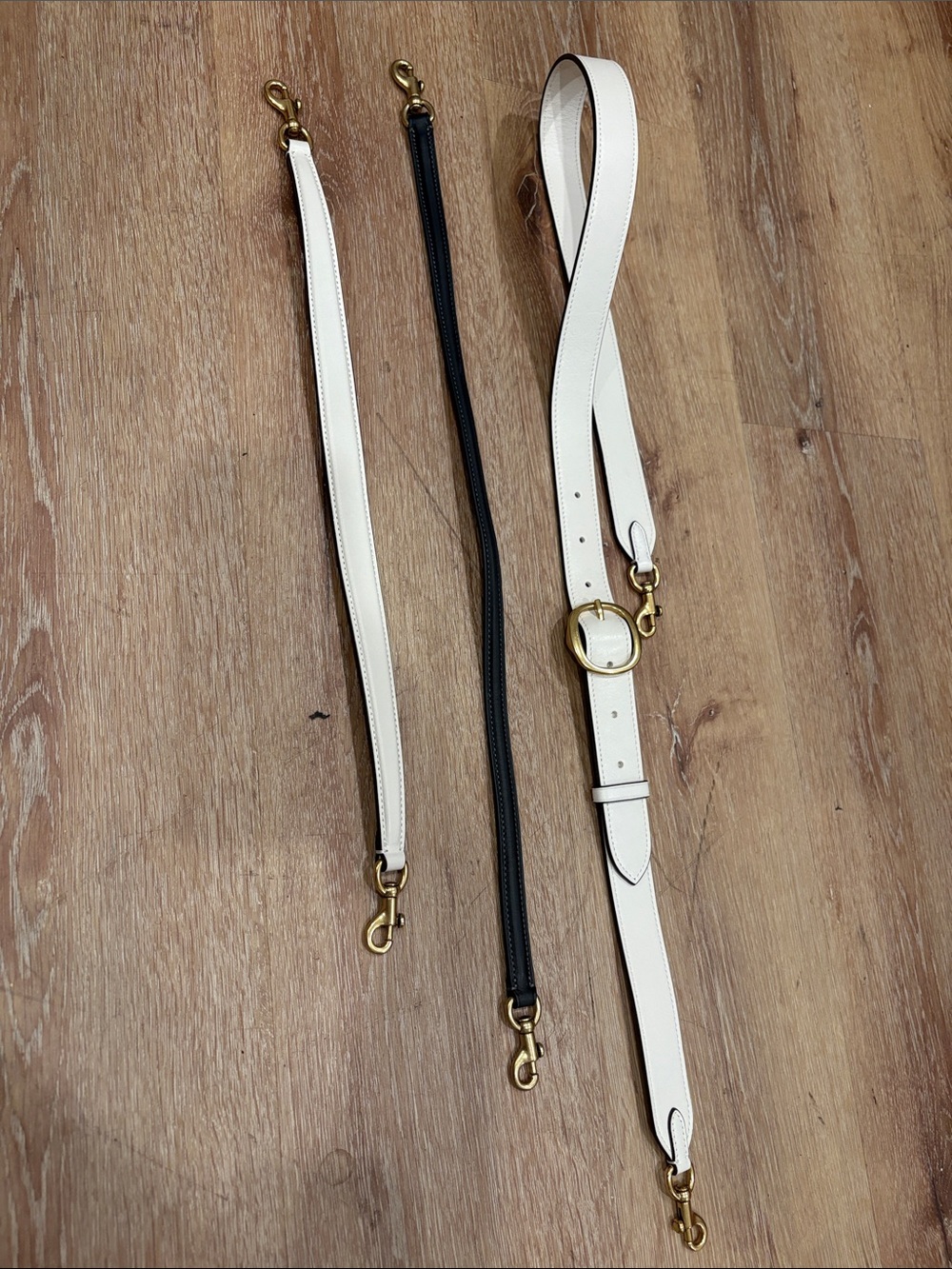 Coach leather straps…..